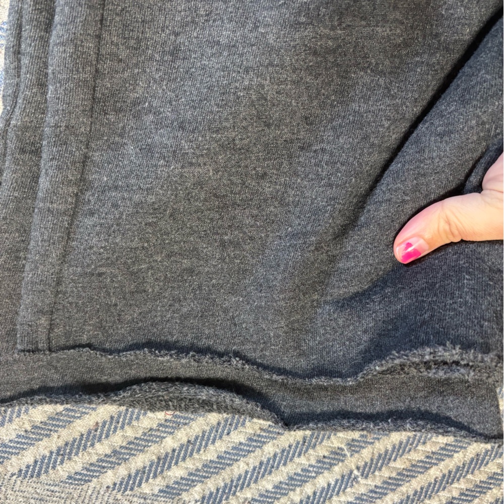 Victoria’s Secret Dark Gray Markel Distressed Hem Joggers/ Sweatpants - Picture 3 of 8